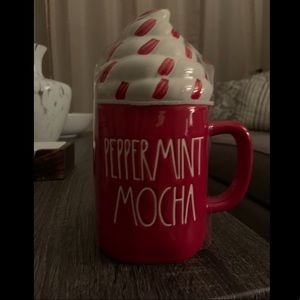 Rae Dunn Peppermint Mocha mug